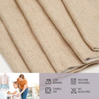 DEJAVU Cordless Linen Roman Shades - Image 4