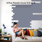 WoveN SounD Brick Acoustic Wall Panels Seamless Visual, High Density, Sound - Image 2