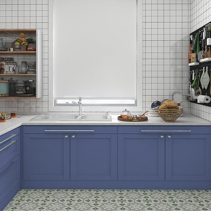 practicalWs Blue Peel and Stick Wallpaper 15.7" x 393.7" Blue Contact Paper - Image 7