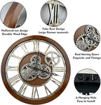 The B-Style Large Wall Clock 24 inch Moving Gear Wall Clock Oversized Vintage - Image 3