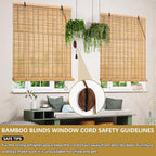 24x48 Inch Bamboo Blinds for Interior Windows, Light-Filtering & Privacy - Image 4