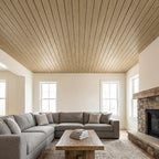 VEELIKE Tan Birch Wood Slat Wall Panels Peel and Stick Decorative Faux Wood - Image 5
