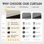 FMFUNCTEX 100% Blackout Curtains - Image 4