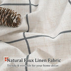 Lajode Plaid Curtains Pattern Printed 90 Inches Long - Image 5
