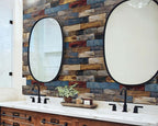 FLFK Wood Bricks Wallpaper Peel and Stick Wood Wall Paper Self Adhesive - Image 5