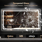 Delma LED Bathroom Mirror with Lights, 30x55 Vanity Mirror - Image 5