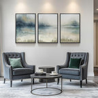 Large Framed Abstract Nature Landscape Wall Art - Image 8
