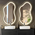 Dorlicecass Irregular Led Bathroom Mirror- Black 24"x36" Single Piece Vanity by Dorlicecass