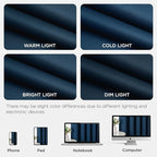 Joydeco Blackout Door Curtain for Doorway Privacy 78 Inches Long, Grommet - Image 8