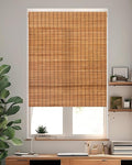 24''W X 72'''H Cordless Bamboo Roman Shades by Chryeiiu
