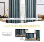 NICETOWN Stone Blue Room Darkening Curtains - Image 4