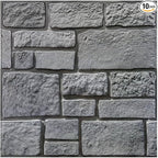 Commomy 3D Faux Stone Peel and Stick Wall Tiles by CommomyDecor