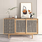 FunStick 15.8"x240" Grasscloth Peel and Stick Wallpaper Textured Taupe Brown - Image 3