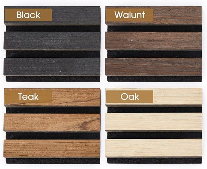 Samples 4-Pack 6" x 4.5" Acoustic Wood Panels - Image 2