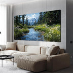 Large Canvas Wall Art Decor Nature Landscape Wall Art Prints Artwork by TAIJXAGSG