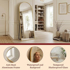 Suidia 81"x41" Arched Full Length Mirror - Image 6