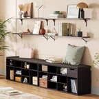 DINZI LVJ Long Wall Shelves, 47.3Inch Wall Mounted Shelves Set of 2, Extra - Image 4