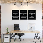 Framed Canvas Wall Art Success Quote, Office Wall Art, Positive Motivational - Image 6