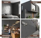 KASARO 3D Faux Stone Wall Panels, Modified Clay Material, Accent - Image 3