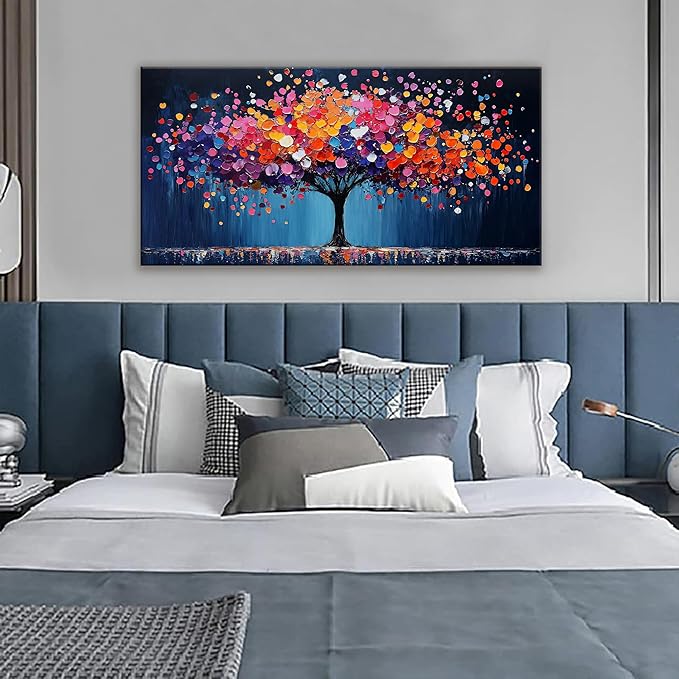 Suconvng Canvas Art Wall Decor Abstract Tree Wall Art - Image 3
