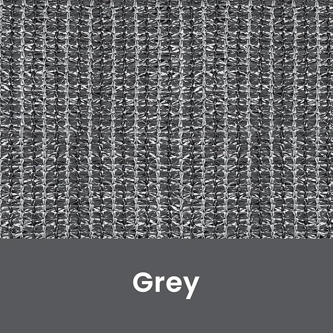 8'W x 8'H Gray Patio Shades Roll up Outdoor Roller Shade Crank Wand Blind - Image 9