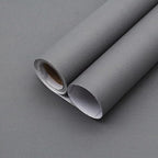 Yancorp 16"x394" Matte Dark Gray Contact Papaer Peel and Stick Wallpaper Vinyl by YancorpHomeDecor