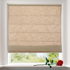 DEJAVU Cordless Linen Roman Shades - Image 2