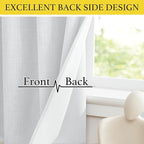 NICETOWN Faux Linen Curtain Valances - Image 3