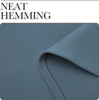NICETOWN Kitchen Curtains, Short Blackout Curtains & Drapes, Smoky Blue - Image 5