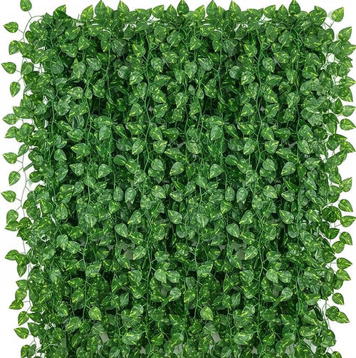 450 Feet 60 Pack Fake Greenery Hanging Garland, Artificial Ivy Leaf Plants by Unknown
