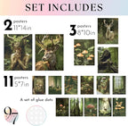 97 Decor Large 11x14 Nature Goblincore Decor - Image 2
