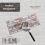 Wall!Supply 3D Wall Panels – Faux Brick, Bedroom & Office – Easy DIY - Image 6