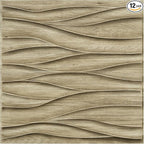 STICKGOO 3D Wall Panels for Interior Wall Decor, Wood 3D Textured Wall Decor by STICKGOO