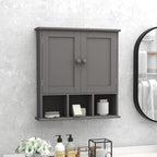 TaoHFE Grey Bathroom Cabinet, Bathroom Wall Cabinet - Image 5