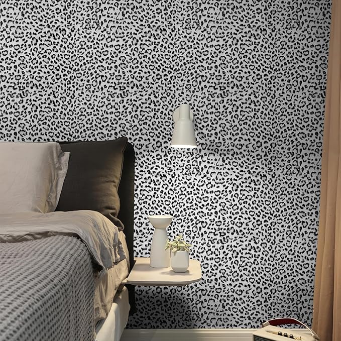 Leopard Print Peel and Stick Wallpaper, Waterproof Removable Self Adhesive - Image 2
