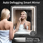 LED Bathroom Mirrors 36"x40" Bathroom Mirror - Image 3