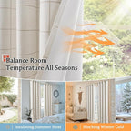 Lajode Linen Blackout Curtains for Living Room - Image 7