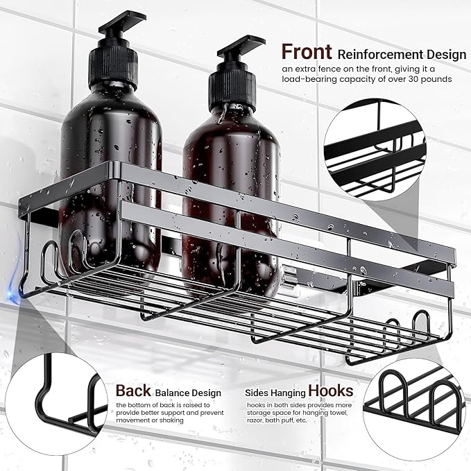 WOWBOX Shower Caddies 4 Pack - Image 3