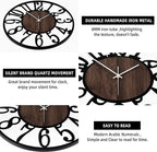1st owned Wall Clock for Living Room -13" Silent Non Ticking, Battery Operated - Image 4