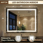 Antok 40X32 LED Bathroom Mirror - Image 3