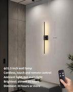 KDG Cordless Wall Sconces Set of 2, Wireless 5200mAh Rechargeable Battery - Image 2