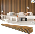 Art3d 4 Pieces 94.5" x 7.9" Acoustic Slat Wood Wall and Ceiling Panels by Art3d