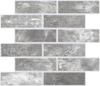 8-Pack 3D Faux Brick Acoustic Wall Panels, 11.8" x 11.8" PET Soundproof & Noise by premiumqualitypeelandsticktile