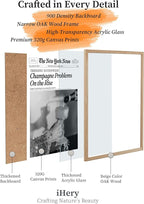 iHery Champagne Problems On the Rise Newspaper Headline Framed Wall Art - Image 3