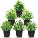 Der Rose 6 Pack Fake Plants Mini Artificial Plants by DerRose