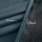 NICETOWN Slate Blue Blackout Velvet 108 inches Long Curtains - Image 6