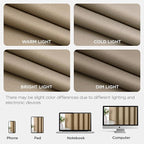Joydeco Blackout Patio Sliding Door Curtains 96 Inches Long, Grommet Privacy - Image 8