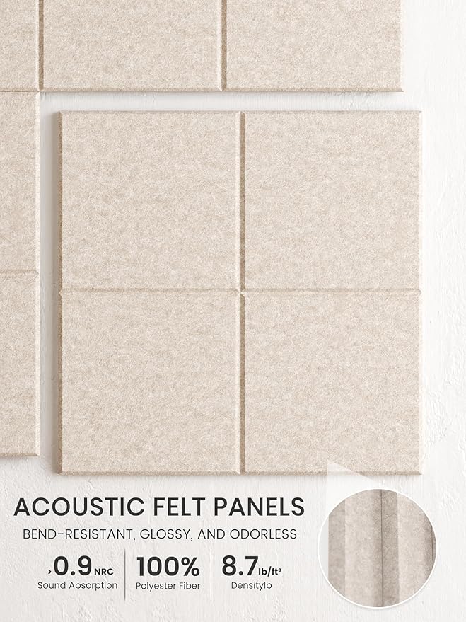 Bumusty Large Felt Bulletin Board, 30 Push Pins, 40 Adhesive Tabs - Image 3