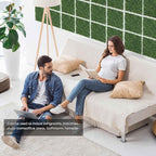 12PCS 20"x 20" Artificial Boxwood Wall Panels, UV-Anti Grass Wall Hedge Plant - Image 7