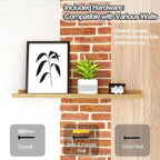 Floating Shelves for Wall Decor, Long Wall Mounted Storage Shelf for Bedroom - Image 5